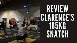 Analysis of Clarence Kennedy's 185kg Snatch | Gabriel Sincraian