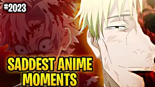 TOP 5 SADDEST ANIME MOMENTS OF 2023 💔 | 5 Shocking Moments in Anime in 2023