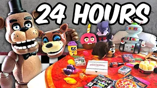 Can You SURVIVE 24 HOURS on FNAF Merch...
