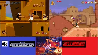 SNES vs Genesis Aladdin