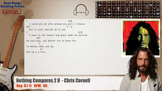 🎸 Nothing Compares 2 U  - Chris Cornell Guitar Backing Track with chords and lyrics