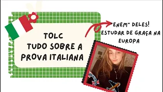 TOLC, o ENEM Italiano!!! Tudo que vc precisa saber sobre a prova e estudar de graça na Itália.