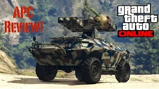 GTA Online Gunrunning: APC Review! (Testing armour, weapons, amphibious ability, and More)