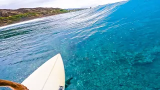 SHALLOW GLASSY WAVES | POV SURF RAW