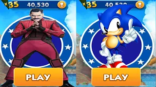 Sonic Dash - Dr. Robotnik vs Classic Sonic vs All Bosses ZZazz and Eggman  Run Gameplay