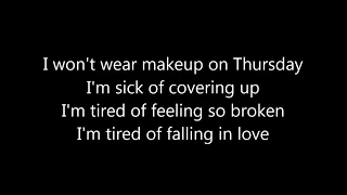 Jess Glynne - Thursday LYRICS