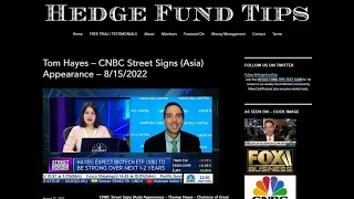 Hedge Fund Tips with Tom Hayes - VideoCast - Episode 148 - August 17, 2022