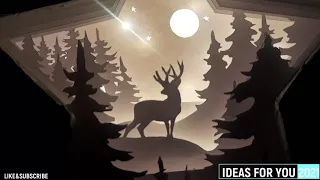 Светильник звезда своими руками, новогодний декор (DIY star lamp, Christmas decor)