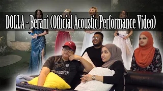 DOLLA - Berani (Official Acoustic Performance Video) Reaction| Serabut React