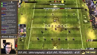 Bullshit Chaos game 3 vs Wood Elves (the Sage plays Blood Bowl 2)