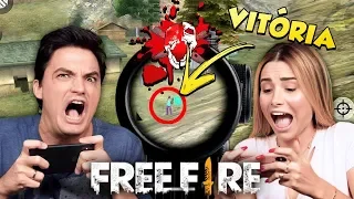 JOGUEI FREEFIRE COM A BRUNA! [+10]