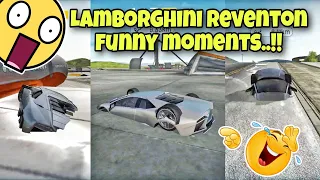 Lamborghini reventon😱Funny moments🤣 Extreme car driving simulator❤🔥