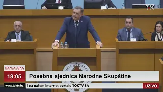 ŽESTOK NASTUP Dodika u Skupštini: Njemci lažu!