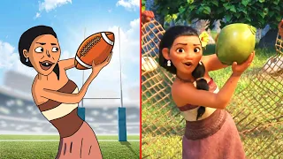 Moana Songs Funny Drawing Meme 😂 Try Not to Laugh 😂