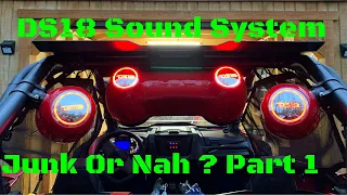 DS18 RZR XP PRO 1600 Watt Speaker System Install Part 1, Junk or Nah ???