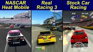 NASCAR Heat Mobile vs Real Racing 3 vs Stock Car Racing(Android /IOS) part 1