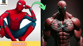 AVENGERS (Spider-man, Hulk, etc) became bodybuilder 💥 Marvel Characters