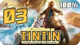 The Adventures of Tintin: The Game Walkthrough Part 3 (PS3, X360, Wii) 100% Movie Chapter 11 to 14