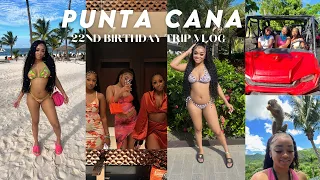 BDAY TRIP TO PUNTA CANA| W/THE GIRLS, INFINITY, EXCURSIONS, CAVE CLUB, THEY CHASED US???| KADASIA