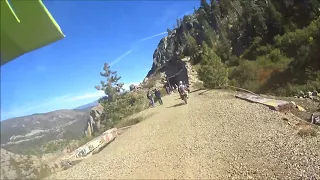 riding through abandoned train tunnels trail washed out halfway