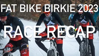 Fat Bike Birkie Race Recap 2023