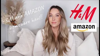 HUGE H&M AND AMAZON HOMEWARE HAUL!! | Freya Killin