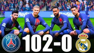 FIFA 23 | RONALDO, MESSI, MBAPPE, NEYMAR, ALL STARS | PSG 101-0 Real Madrid | UCL FINAL | PS5 4K