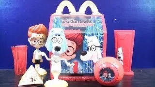 2014 MR. PEABODY & SHERMAN SET OF 2 MCDONALDS HAPPY MEAL TOYS 3 & 4 TOY REVIEW