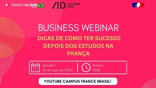 Alumni Days Brasil: como ter sucesso profissional após os estudos na França