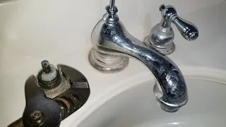 How To Remove Old 3 Holes Delta Faucet Bathroom Sink