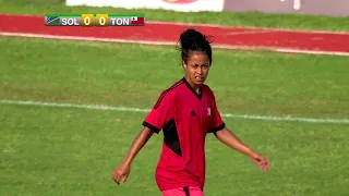 Pacific Mini Games Football Womens Solomon Island vs Tonga