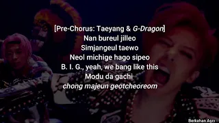 BIGBANG - 뱅뱅뱅 (BANG BANG BANG) Karaoke