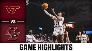 Virginia Tech vs. Boston College Men's Basketball Highlights (2022-23)