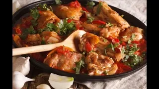 Чахохбили из курицы. Готовится быстро, съедается еще быстрее!