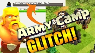 "GHOST LOONS" You Must See This - ARMY CAMP GLITCH IN Clash Of Clans [2017]