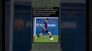 Marc Casadó motivado de jugar contra el Real Madrid 😡