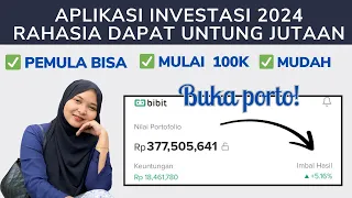 Rahasia Dapat Jutaan dari Aplikasi Investasi Bibit buat Pemula‼️ Harus tau triknya