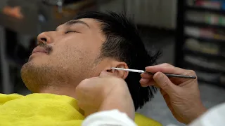 [Celebrating 10,000 subscribers] A full course of exquisite ear care at  "Barbar Yanagi"