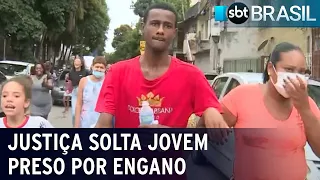 Justiça solta entregador preso injustamente no Rio de Janeiro | SBT Brasil (08/02/22)