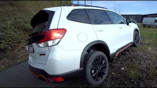 Härtetest am Feldweg: Subaru 2021 Forester Elektro Hybrid Sonderedition 2.0ie Edition Sport 40 .