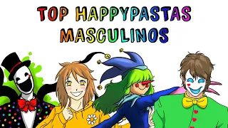 TOP HAPPYPASTAS MASCULINOS (Splendorman, Jeff the Hugger, Joker Jack, Carnival) | Draw My Life