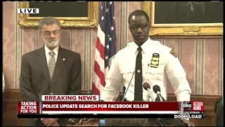 Police update search for Facebook killer