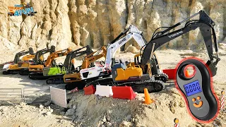 Most Powerful Excavator | Huina, Double E, Amewi, Wltoys, | Construction Site | Cars Trucks 4 Fun