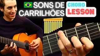 Sons de Carrilhões | Sounds of Bells | João Pernambuco | Guitar tutorial with backing track | Part 2