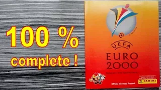 Panini Album "UEFA Euro 2000 Belgium - The Netherlands" - 100 % COMPLETE / FULL / LLENO / COMPLETO