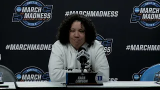 Duke Women's Pregame Presser before Sweet 16 game vs UConn on Saturday #NCAA Regional Semifinal