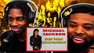 BabantheKidd FIRST TIME reacting to Michael Jackson - Deep Voice Compilation!!