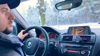 BMW F20 FIRST SNOW DRIFT/// GDANSK