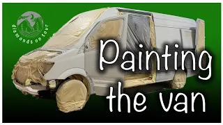 Painting our camper van conversion - Part 2 of our self build camper conversion