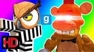 VanossGaming Gmod: Five Minutes at Freddy's (Garry's Mod Sandbox Funny Moments)